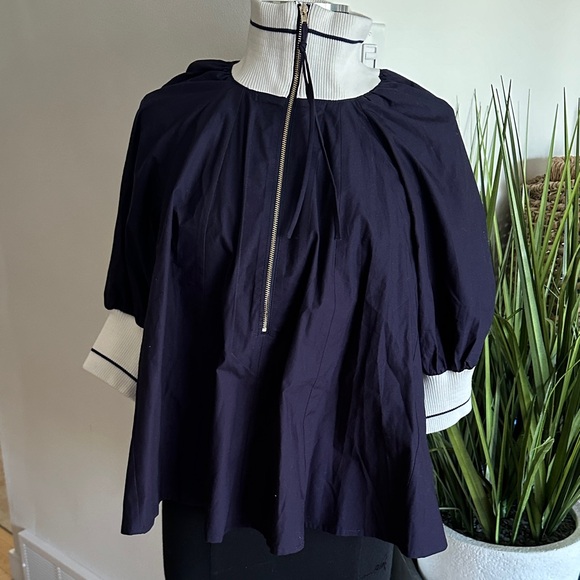 BNWT - Anthropologie Sporty Henley Swing Top - Medium - Picture 8 of 11
